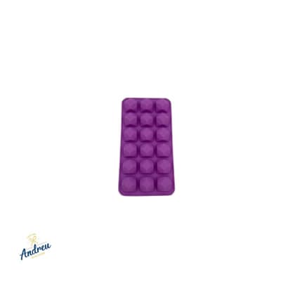 MOLDE SILICONA ANDREU BOMBON DIAMANTE 38 GR 17.9X9.4X 1.7 CM KD147 UNID
