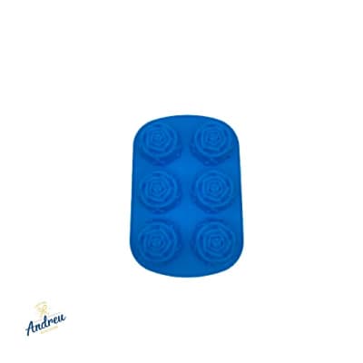 MOLDE SILICONA ANDREU X6 ROSAS UNID KD1521