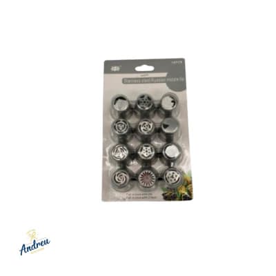 SET BOQUILLAS RUSAS ANDREU ACERO X12 KD169  KD169 UNID