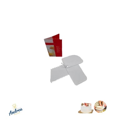 SET RASPADOR ANDREU MASA PLASTICO X3 KD170 UNID