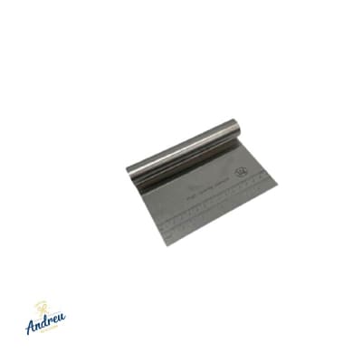 RASPA RECTANGULAR ACERO ANDREU 13X15 CM KD026 KD171 UNID1