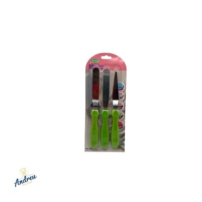 SET 3 ESPATULAS ANDREU REPOSTERIA UNID KD175