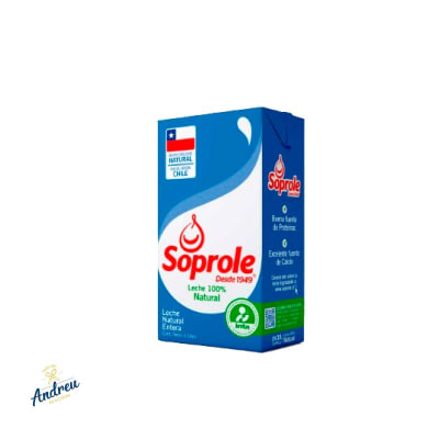 LECHE ENTERA SOPROLE 1 LT (1X12) X1 UNID