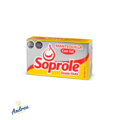 MANTEQUILLA CON SAL SOPROLE 250 GR (1X40) X1 UNID