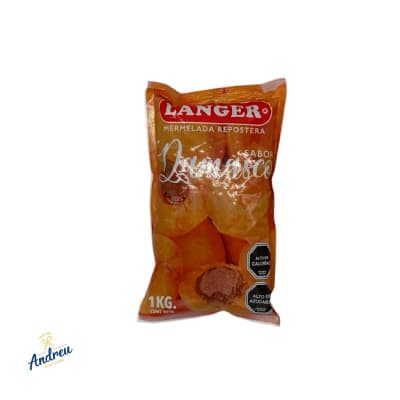 MERMELADA LANGER DAMASCO 1 KG (1X10) X1 UNID1