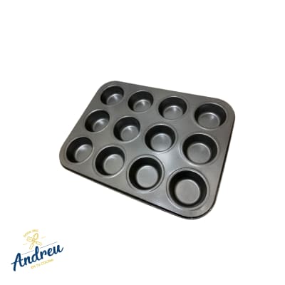MOLDE CUPCAKE TEFLON X12CAP X1UND