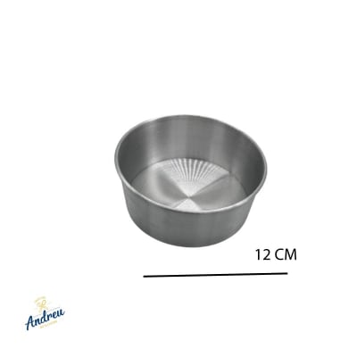 MOLDE TORTA BIZCOCHO 12 CM X1 UNID