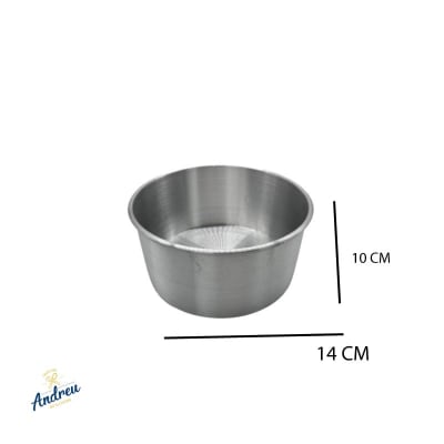 MOLDE TORTA BIZCOCHO 14 CM ALTO X1 UNID