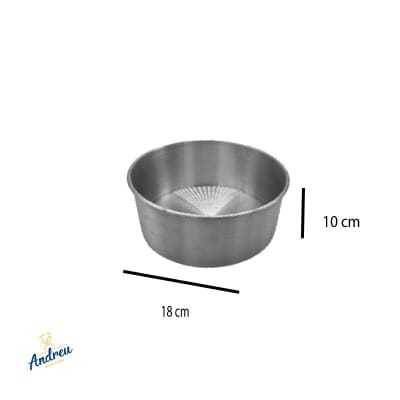 MOLDE TORTA BIZCOCHO 18 CM ALTO X1 UNID