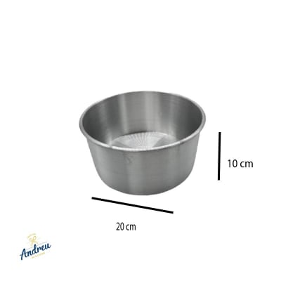 MOLDE TORTA BIZCOCHO 20 CM ALTO X1 UNID