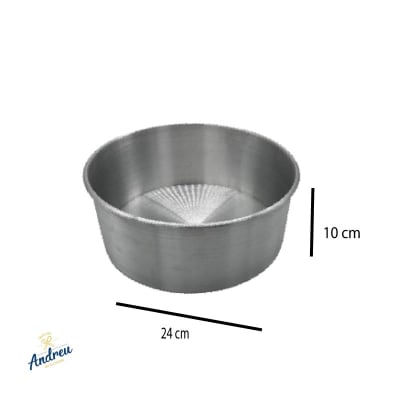 MOLDE TORTA BIZCOCHO (24 CM X 10 ALTO 22X1024 ) X 1 UNID