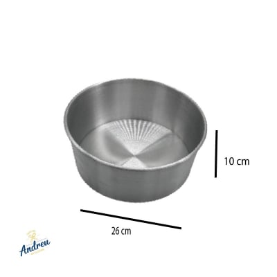 MOLDE TORTA BIZCOCHO (26 CM X 10 ALTO 22X1022) X 1 UNID