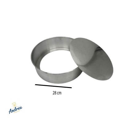 MOLDE TORTA BIZCOCHO 28 CM X1 UNID