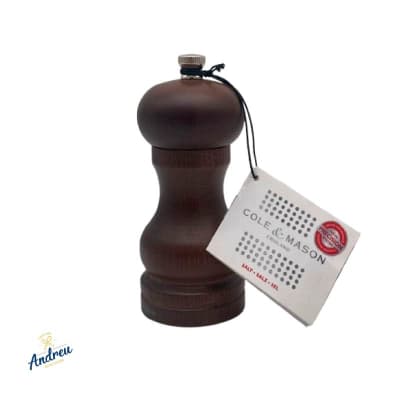 MOLINILLO SAL/PIMIENTA MADERA 12CM