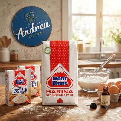 HARINA MONT BLANC C/POLVO (12KG) X 1 UNID