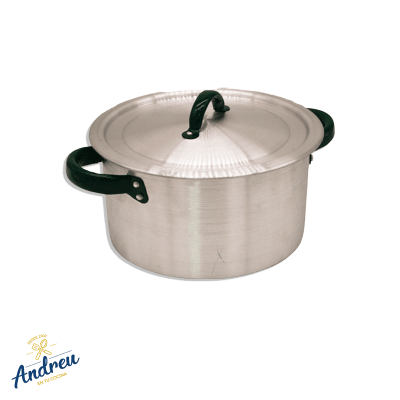OLLA CORRIENTE ALUMINIO 14 CMS NACIONAL (001010014) X 1 UNID