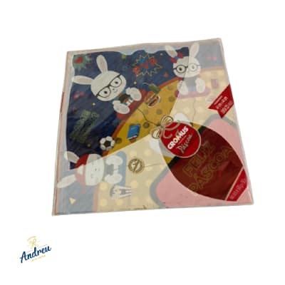 PAÑUELO PASCUA CROMUS CONEJO GAME (44X44CM) X 25 UNID1