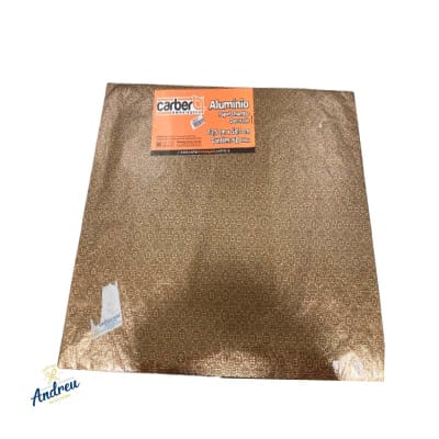 PAPEL CHUMBO CABER RESMA AJULEJO ORO (50 UNID )PLIEGO (43,5X 59 CM)