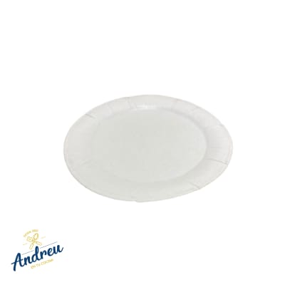 PLATO CARTON BLANCO N° 1 (100 UNID) X 1 UNID