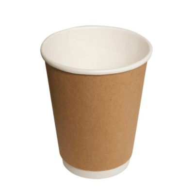 VASO DOBLE KRAFT 12 OZ TAPA NEGRA (500Ú) X 50 UNID1