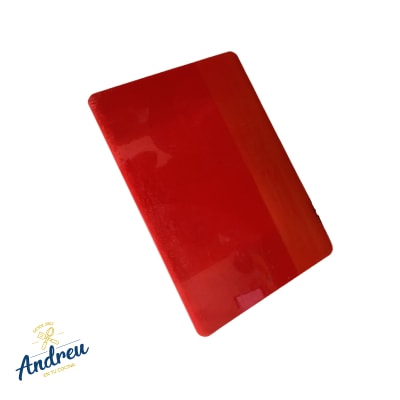 TABLA CORTE COLOR ROJO 45X30X1CM