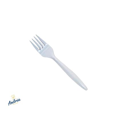 TENEDOR PLASTICO BLANCO (1000) 100 X 1 UNID1