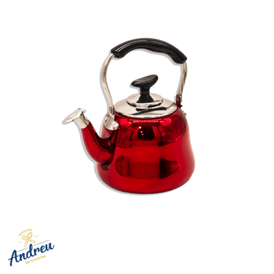 TETERA COLOR ROJO 1 LITRO WILLEM (SM 303536) X 1 UNID