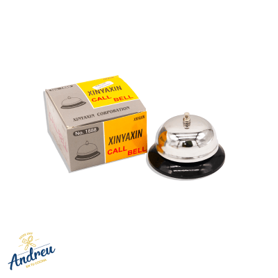 CAMPANA DE RECEPCION 8 X6 CM (SM CAMPANILLA DE MESA 501016) X 1 UNID1