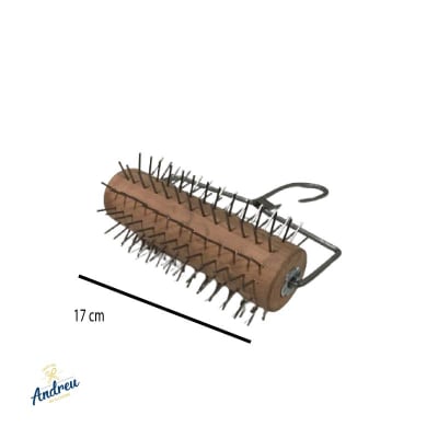 USLERO PICADOR 17 CM (MADERA MANGO ACERO C/RODAMIENTO) X 1 UND