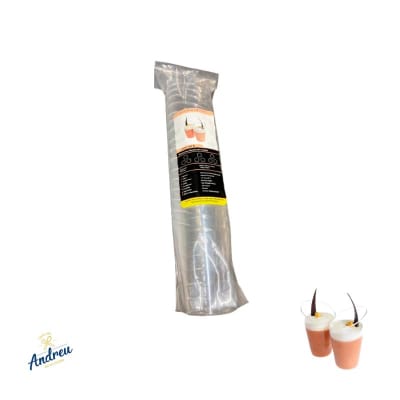 VASO ACRILICO POSTRE 160ML-X16 (45X16) X1 UNID1