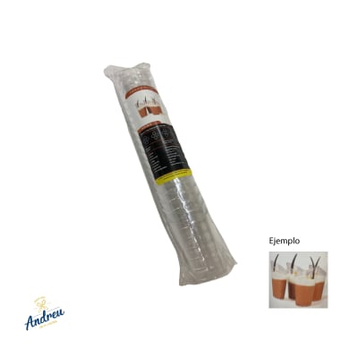 VASO ACRILICO POSTRE 60ML-X20 (20X69) X1 UNID