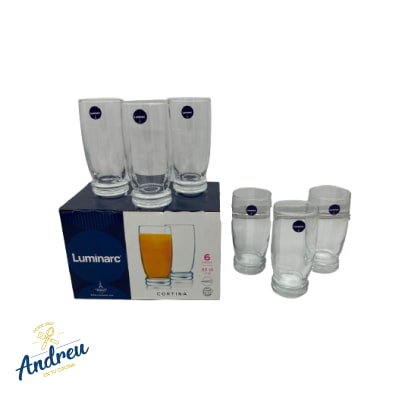 VASO ALTO JUEGO 6 UND CORTINA