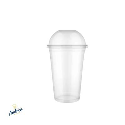 VASO CON TAPA DOMO 12OZ TORTA (PET 1000) C/HOYO INSERTO 50 UNID.X 1 UNID