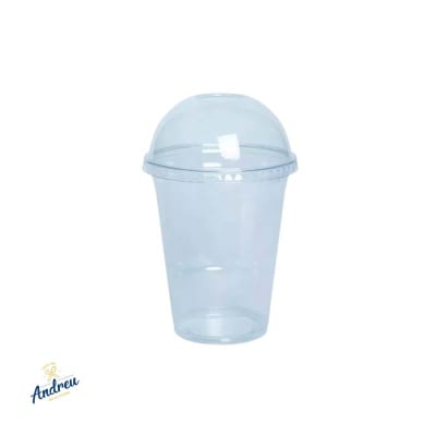 VASO CON TAPA DOMO 12OZ TORTA S/H (20x50) X50 UNID