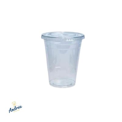 VASO CON TAPA PLANA 10OZ - X100UNID (20X100 ) X1 UNID