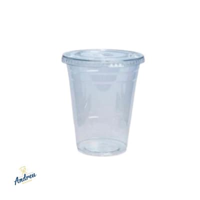 VASO CON TAPA PLANA 12OZ TUGOU (20X50) X50 UNID