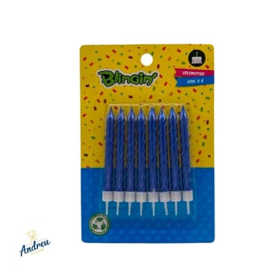 VELA VELONCITOS  024286 AZUL X 8 (X1 UNID)1