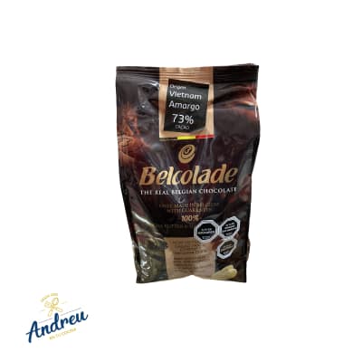 COB. CHOCOLATE FINO BELCOLADE AMARGO ORIGEN VIETNAM 73% (8U) X 1 UNID