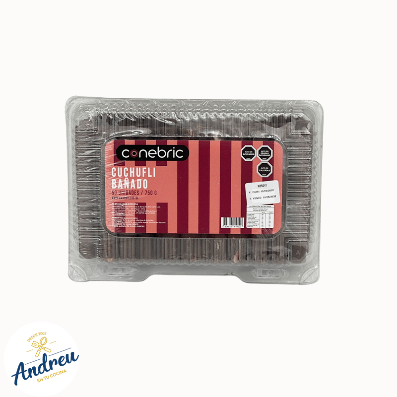 CUCHUFLI BAÑO CHOCOLATE X50 UND2