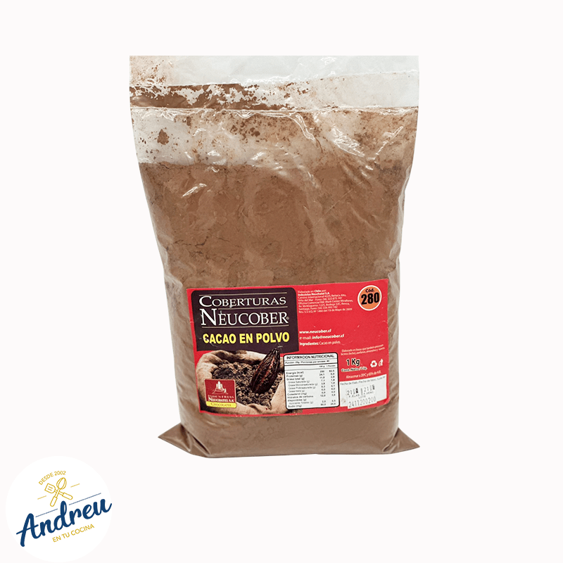 CACAO POLVO NATURAL NEUCOBER (15KG) X 1 KILO2