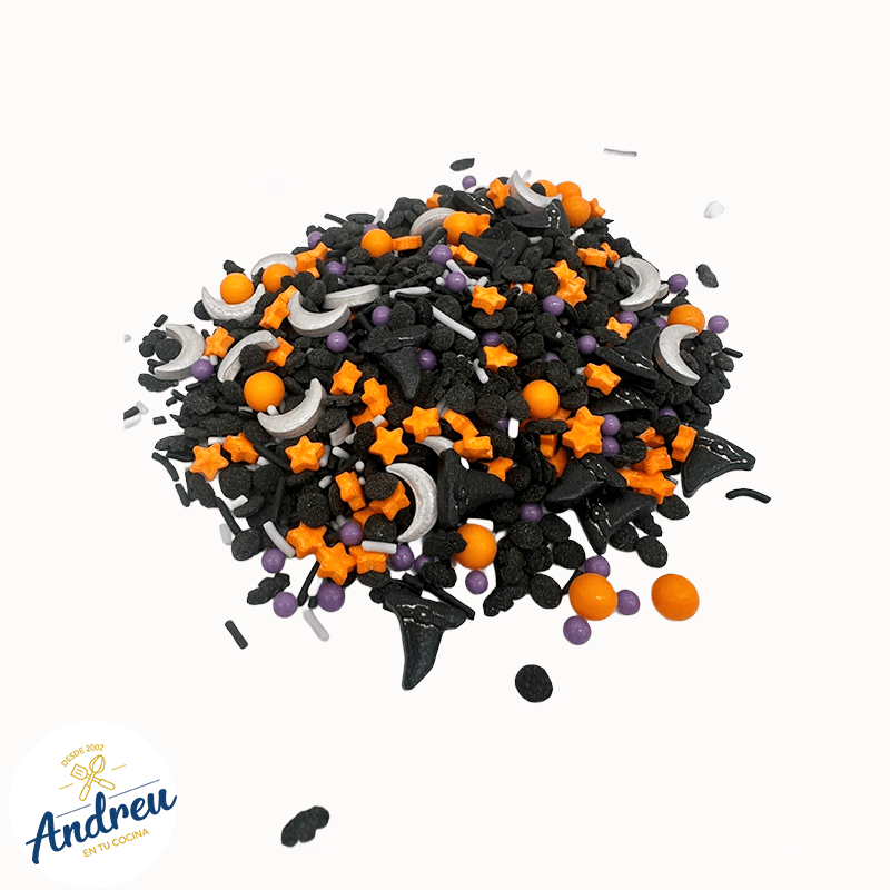 MOSTACILLA HALLOWEEN (100 GR) (2X5) MIX SPRINKLES BRUJA X 100 GRS 0