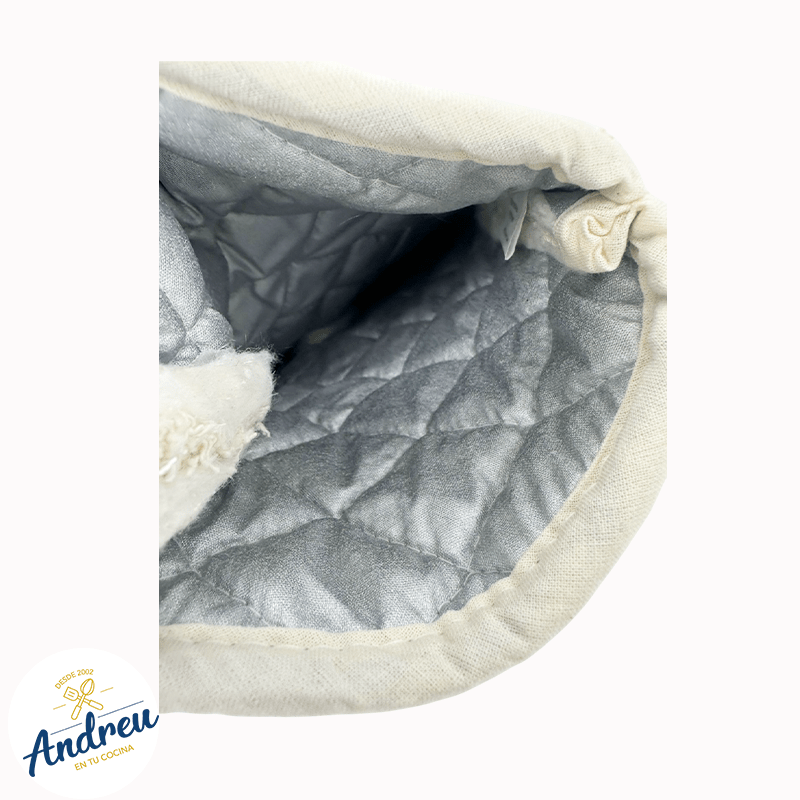 GUANTE RESISTENTE CALOR 33 CM (TERMICO FORRADO BLANCO OMT-13 WINCO) X 1 UNID4