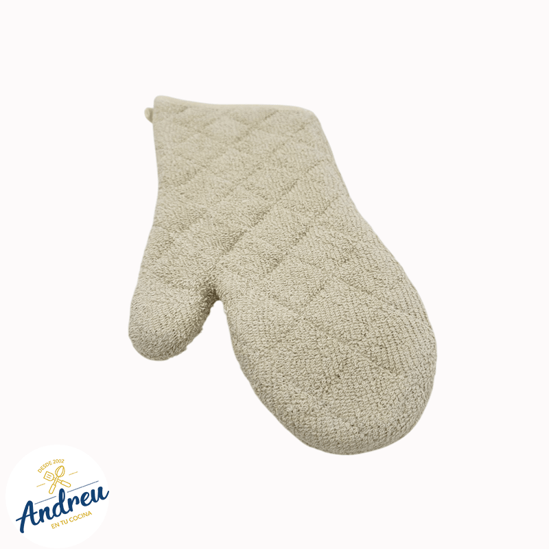 GUANTE RESISTENTE CALOR 33 CM (TERMICO FORRADO BLANCO OMT-13 WINCO) X 1 UNID3