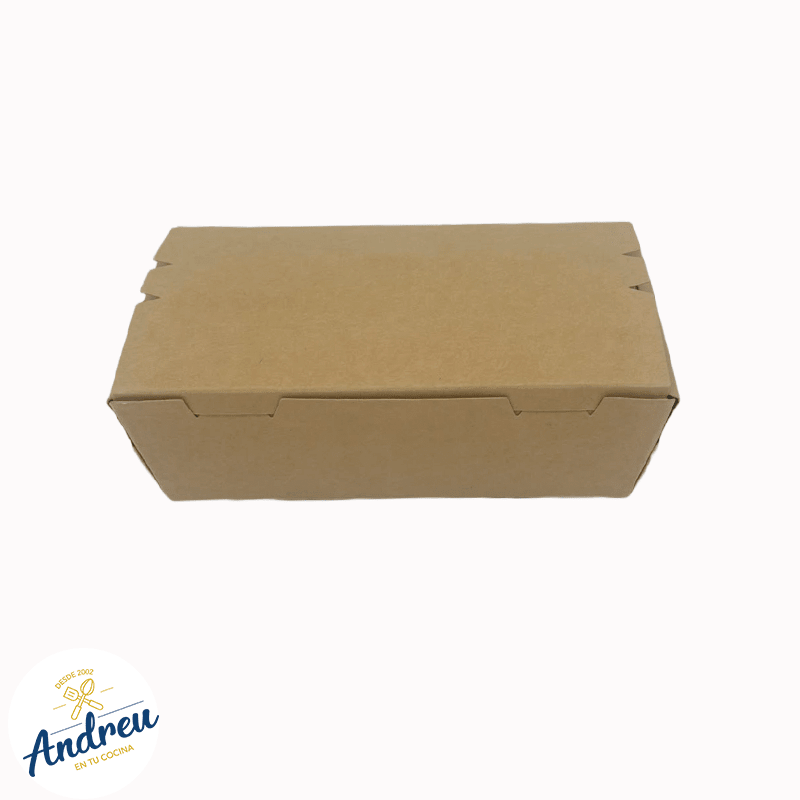 CAJA KRAFT 700ML SIN VENTANA BISAGRA (4X50) X 10 UNID 0