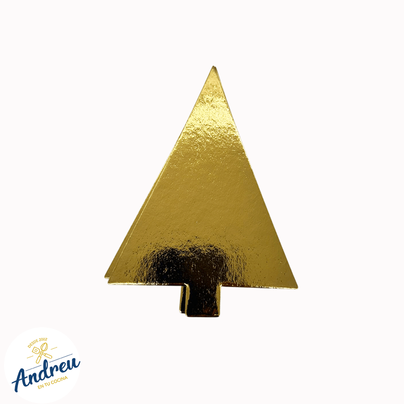 BANDEJA TRIANGULO PESTAÑA ORO/PLATA 13.20 (100) X 103