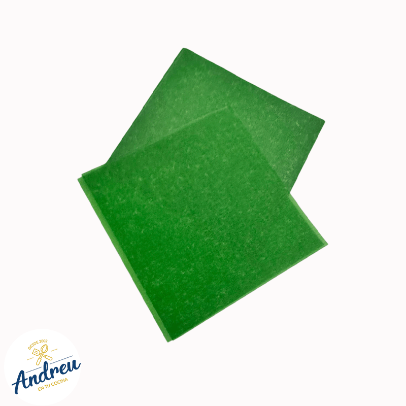 PAPEL CERECINADO VERDE (14X14) X 50 UNID2