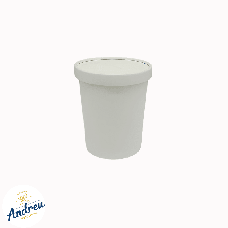 POTE POLIPAPEL CON/TAPA 32 OZ BLANCO (250) X 10 UNID 0