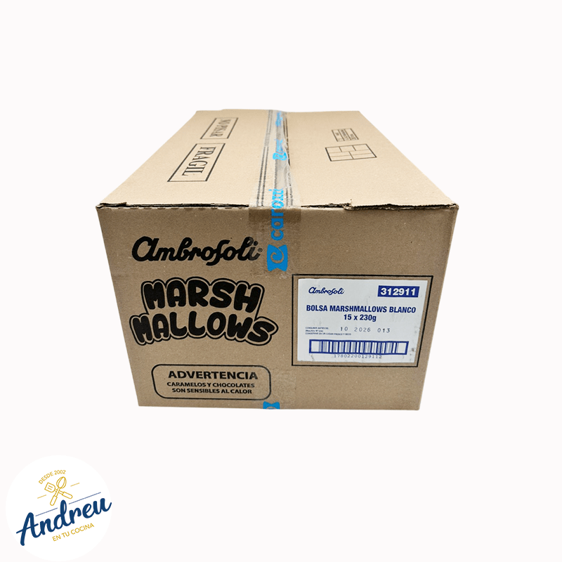 MARSHMALLOWS AMBROSOLI 230 GRS (1X15 UND) X CAJA2