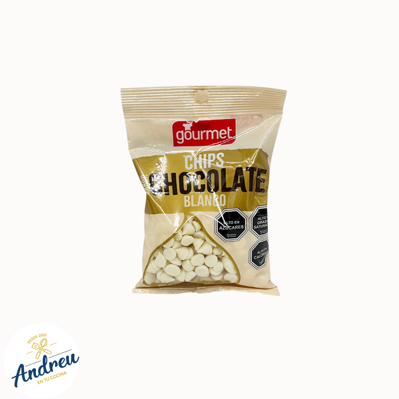 CHIP GOTAS CHOCLATE BLANCO GOURMET 200 GR (18U) X 1 UNID3