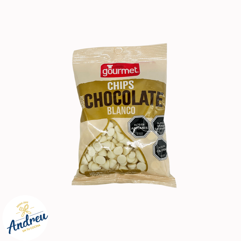 CHIP GOTAS CHOCLATE BLANCO GOURMET 200 GR (18U) X 1 UNID2